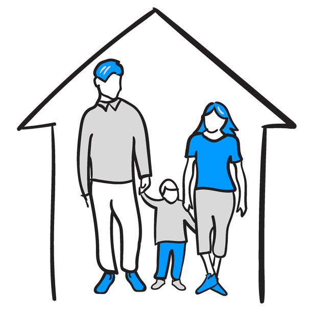 Family home icon